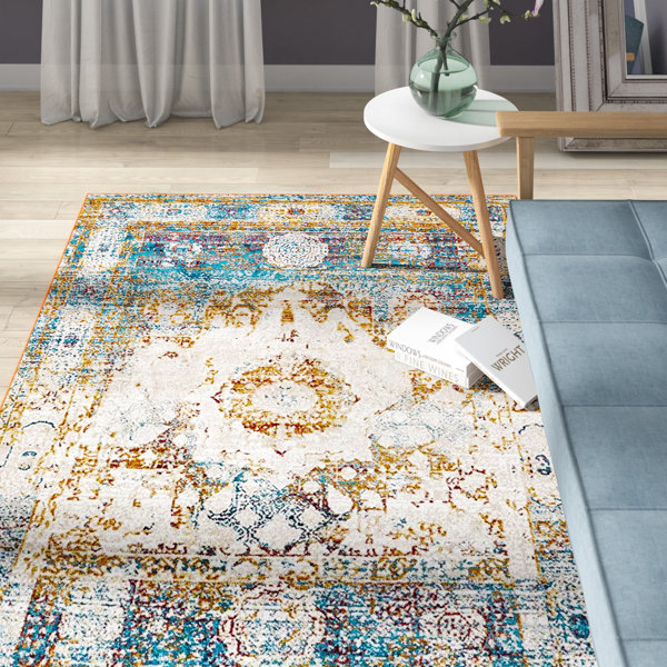 Bungalow Rose Walmoor Oriental Multicolor Area Rug & Reviews Wayfair